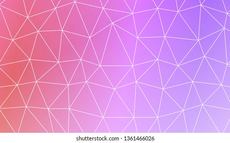 Decorative background with triangles. Decorative design For interior wallpaper, smart design, fashion print. Vector illustration. Abstract Gradient Soft Colorful Background