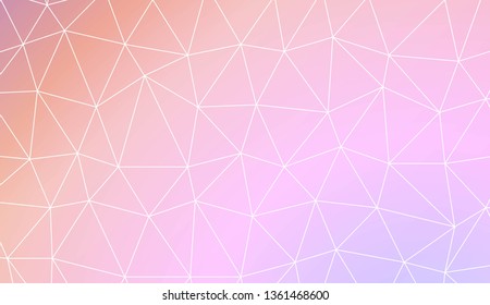 Decorative background with triangles. Decorative design For interior wallpaper, smart design, fashion print. Vector illustration. Abstract Gradient Soft Colorful Background