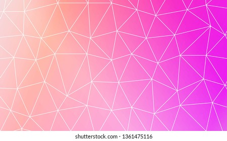 Decorative background with triangles. Decorative design For interior wallpaper, smart design, fashion print. Vector illustration. Abstract Gradient Soft Colorful Background