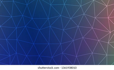 Decorative background with triangles. Decorative design For interior wallpaper, smart design, fashion print. Vector illustration. Abstract Gradient Soft Colorful Background