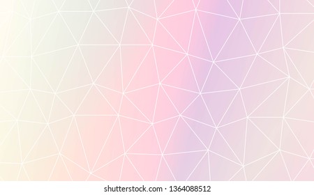 Decorative background with triangles. Decorative design For interior wallpaper, smart design, fashion print. Vector illustration. Abstract Gradient Soft Colorful Background