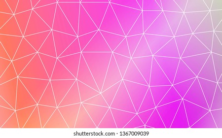 Decorative background with triangles. Decorative design For interior wallpaper, smart design, fashion print. Vector illustration. Abstract Gradient Soft Colorful Background