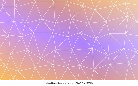 Decorative background with triangles. For flyer, screen, business presentation. Vector illustration. Creative gradient color