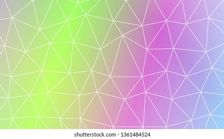 Decorative background with triangles. For flyer, screen, business presentation. Vector illustration. Creative gradient color
