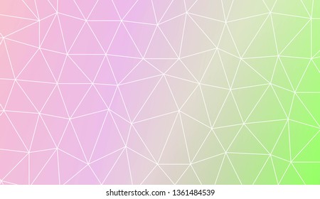 Decorative background with triangles. For flyer, screen, business presentation. Vector illustration. Creative gradient color