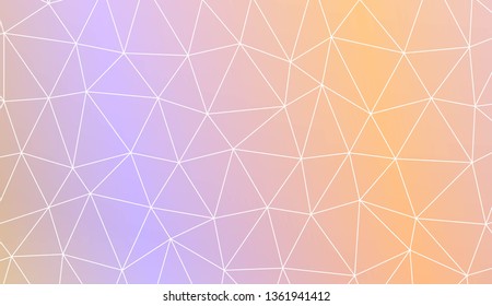 Decorative background with triangles. For flyer, screen, business presentation. Vector illustration. Creative gradient color