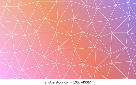 Decorative background with triangles. For flyer, screen, business presentation. Vector illustration. Creative gradient color
