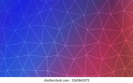 Decorative background with triangles. For flyer, screen, business presentation. Vector illustration. Creative gradient color