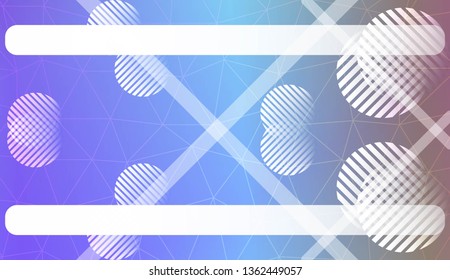 Decorative background with triangles, line, circle, space for text. For flyer, screen, business presentation. Vector illustration. Blurred Background, Smooth Gradient Texture Color