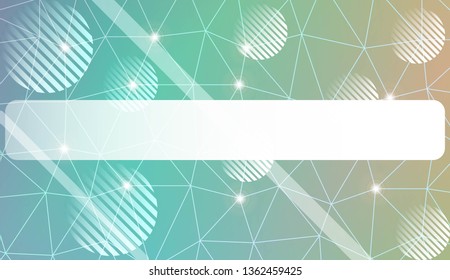 Decorative background with triangles, line, circle, space for text. Decorative design For interior wallpaper, smart design, fashion print. Vector illustration