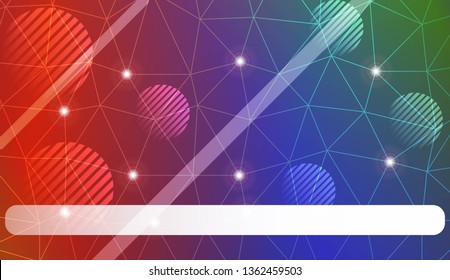 Decorative background with triangles, line, circle, space for text. Decorative design For interior wallpaper, smart design, fashion print. Vector illustration