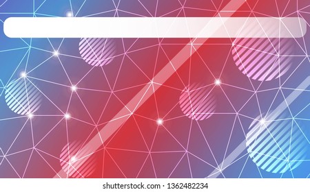 Decorative background with triangles, line, circle, space for text. Decorative design For interior wallpaper, smart design, fashion print. Vector illustration