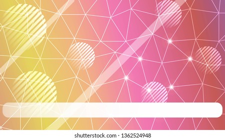 Decorative background with triangles, line, circle, space for text. For flyer, screen, business presentation. Vector illustration. Blurred Background, Smooth Gradient Texture Color