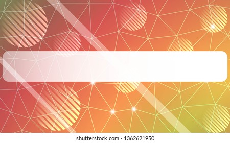 Decorative background with triangles, line, circle, space for text. Decorative design For interior wallpaper, smart design, fashion print. Vector illustration
