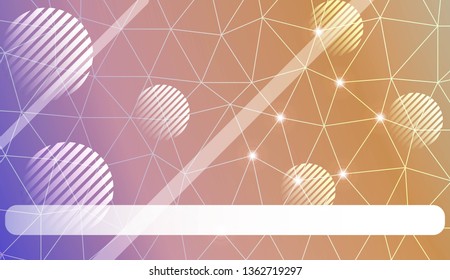 Decorative background with triangles, line, circle, space for text. For flyer, screen, business presentation. Vector illustration. Blurred Background, Smooth Gradient Texture Color