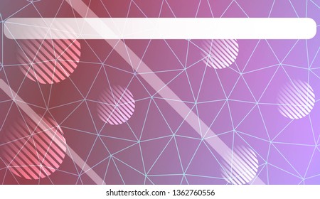 Decorative background with triangles, line, circle, space for text. Decorative design For interior wallpaper, smart design, fashion print. Vector illustration