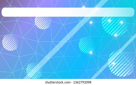 Decorative background with triangles, line, circle, space for text. Decorative design For interior wallpaper, smart design, fashion print. Vector illustration