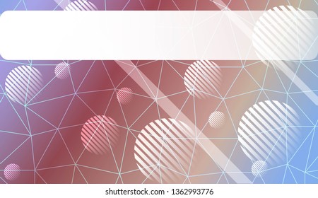 Decorative background with triangles, line, circle, space for text. For flyer, screen, business presentation. Vector illustration. Blurred Background, Smooth Gradient Texture Color