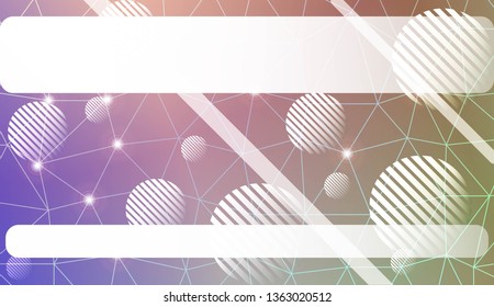 Decorative background with triangles, line, circle, space for text. For flyer, screen, business presentation. Vector illustration. Blurred Background, Smooth Gradient Texture Color