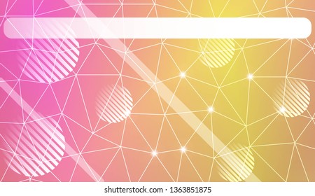 Decorative background with triangles, line, circle, space for text. Decorative design For interior wallpaper, smart design, fashion print. Vector illustration