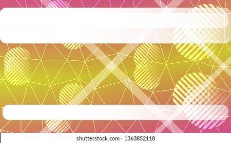 Decorative background with triangles, line, circle, space for text. For flyer, screen, business presentation. Vector illustration. Blurred Background, Smooth Gradient Texture Color