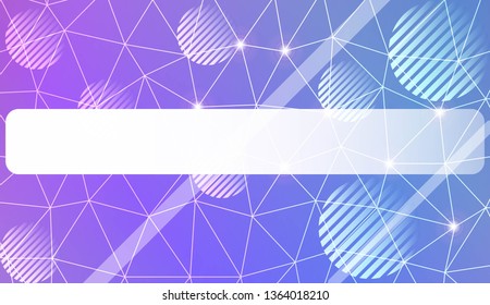 Decorative background with triangles, line, circle, space for text. Decorative design For interior wallpaper, smart design, fashion print. Vector illustration