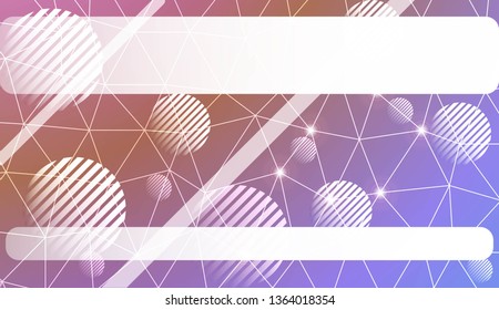 Decorative background with triangles, line, circle, space for text. For flyer, screen, business presentation. Vector illustration. Blurred Background, Smooth Gradient Texture Color
