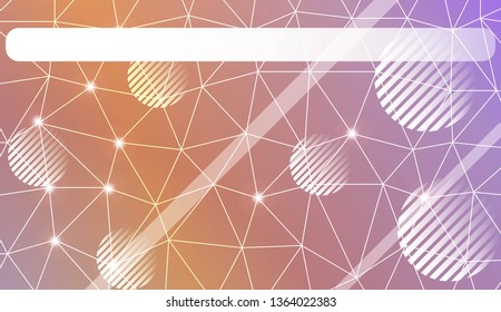Decorative background with triangles, line, circle, space for text. For flyer, screen, business presentation. Vector illustration. Blurred Background, Smooth Gradient Texture Color