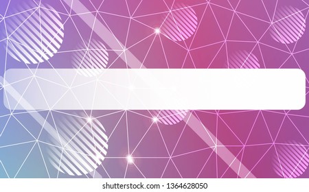 Decorative background with triangles, line, circle, space for text. Decorative design For interior wallpaper, smart design, fashion print. Vector illustration