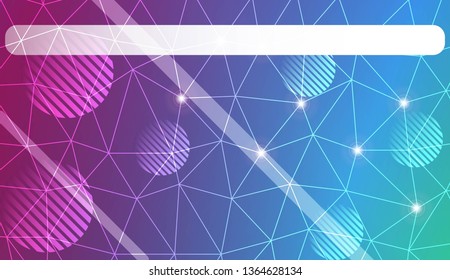 Decorative background with triangles, line, circle, space for text. Decorative design For interior wallpaper, smart design, fashion print. Vector illustration