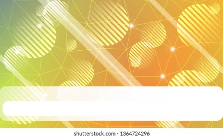 Decorative background with triangles, line, circle, space for text. For flyer, screen, business presentation. Vector illustration. Blurred Background, Smooth Gradient Texture Color