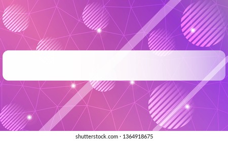 Decorative background with triangles, line, circle, space for text. Decorative design For interior wallpaper, smart design, fashion print. Vector illustration
