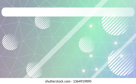 Decorative background with triangles, line, circle, space for text. Decorative design For interior wallpaper, smart design, fashion print. Vector illustration