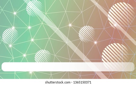 Decorative background with triangles, line, circle, space for text. Decorative design For interior wallpaper, smart design, fashion print. Vector illustration