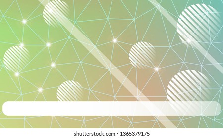Decorative background with triangles, line, circle, space for text. Decorative design For interior wallpaper, smart design, fashion print. Vector illustration