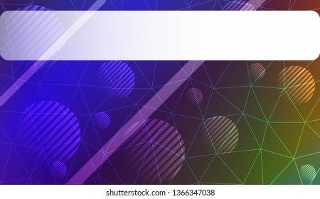 Decorative background with triangles, line, circle, space for text. Decorative design For interior wallpaper, smart design, fashion print. Vector illustration