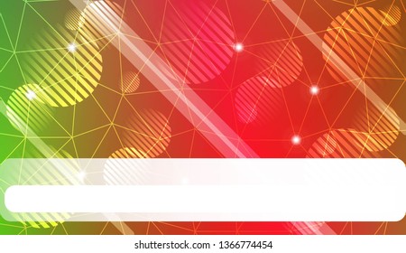 Decorative background with triangles, line, circle, space for text. Decorative design For interior wallpaper, smart design, fashion print. Vector illustration