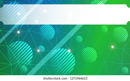 Decorative background with triangles, line, circle, space for text. Bright background for poster, banner, flyer. Vector illustration. Creative gradient color