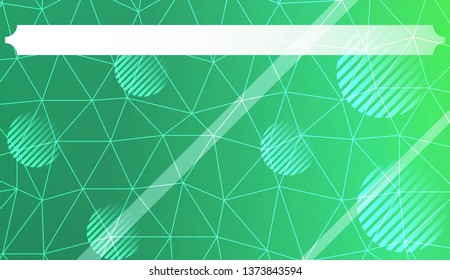 Decorative background with triangles, line, circle, space for text. Bright background for poster, banner, flyer. Vector illustration. Creative gradient color