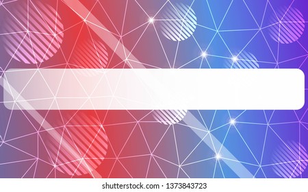 Decorative background with triangles, line, circle, space for text. Decorative design For interior wallpaper, smart design, fashion print. Vector illustration