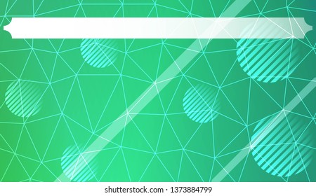 Decorative background with triangles, line, circle, space for text. Bright background for poster, banner, flyer. Vector illustration. Creative gradient color