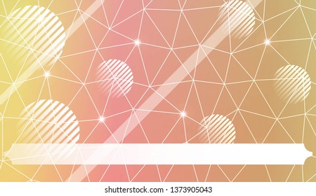 Decorative background with triangles, line, circle, space for text. For flyer, screen, business presentation. Vector illustration. Blurred Background, Smooth Gradient Texture Color