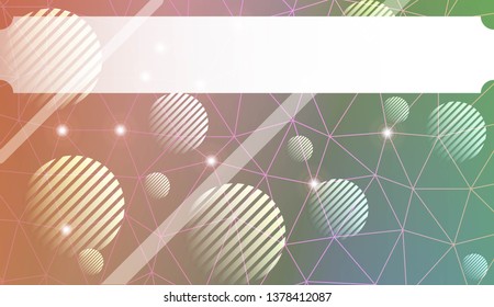 Decorative background with triangles, line, circle, space for text. For flyer, screen, business presentation. Vector illustration. Blurred Background, Smooth Gradient Texture Color