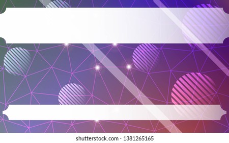Decorative background with triangles, line, circle, space for text. For flyer, screen, business presentation. Vector illustration. Blurred Background, Smooth Gradient Texture Color