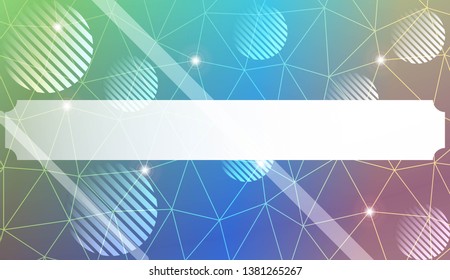 Decorative background with triangles, line, circle, space for text. For flyer, screen, business presentation. Vector illustration. Blurred Background, Smooth Gradient Texture Color