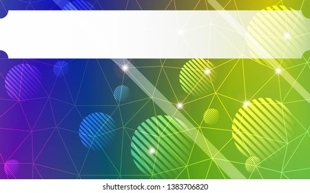 Decorative background with triangles, line, circle, space for text. For flyer, screen, business presentation. Vector illustration. Blurred Background, Smooth Gradient Texture Color
