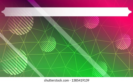 Decorative background with triangles, line, circle, space for text. For flyer, screen, business presentation. Vector illustration. Blurred Background, Smooth Gradient Texture Color