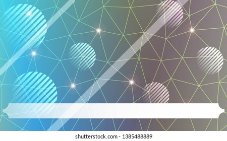 Decorative background with triangles, line, circle, space for text. For flyer, screen, business presentation. Vector illustration. Blurred Background, Smooth Gradient Texture Color
