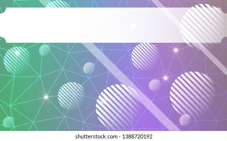 Decorative background with triangles, line, circle, space for text. For flyer, screen, business presentation. Vector illustration. Blurred Background, Smooth Gradient Texture Color