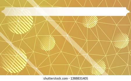 Decorative background with triangles, line, circle, space for text. Bright background for poster, banner, flyer. Vector illustration. Creative gradient color